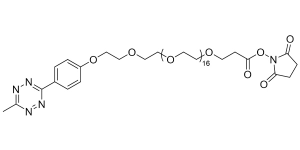 Methyltetrazine-PEG18 NHS Ester
