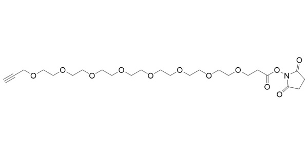 Propargyl-PEG8 NHS Ester
