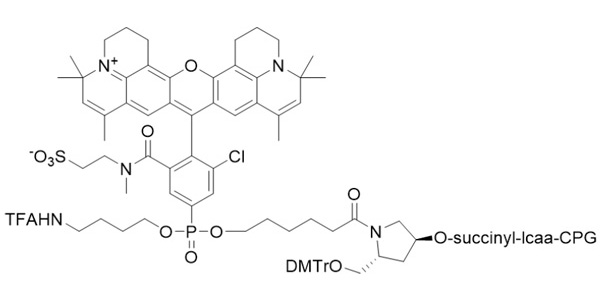 Aqp 639 CPG 1000 (~5'-AquaPhluor 639)