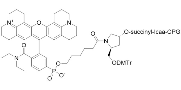 Aqp 593 CPG 1000 (~5'-AquaPhluor 593)