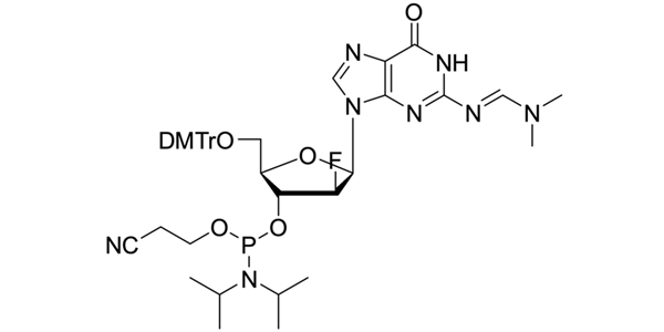 2'-F-ANA-rG(N-dmf) Phosphoramidite
