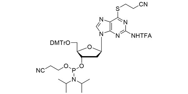 6-S-cyanoethyl-dG(N-TFA) Phosphoramidite